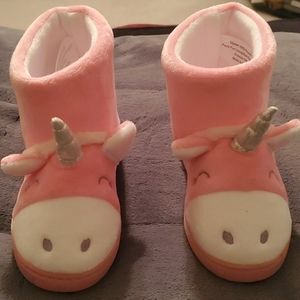 Little girls unicorn boots